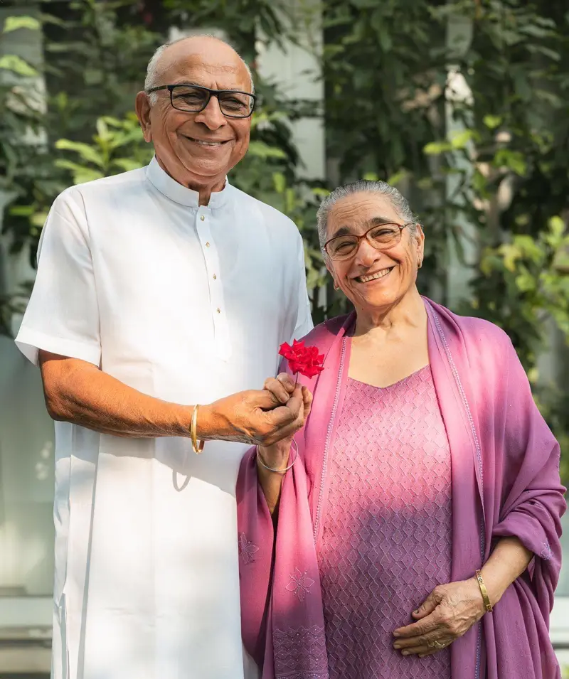 Retired couple enjoying a secure retirement